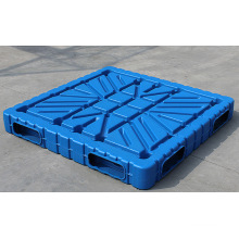 HDPE/PP Warehouse Storage Plastic Pallet with 3 Runners Back